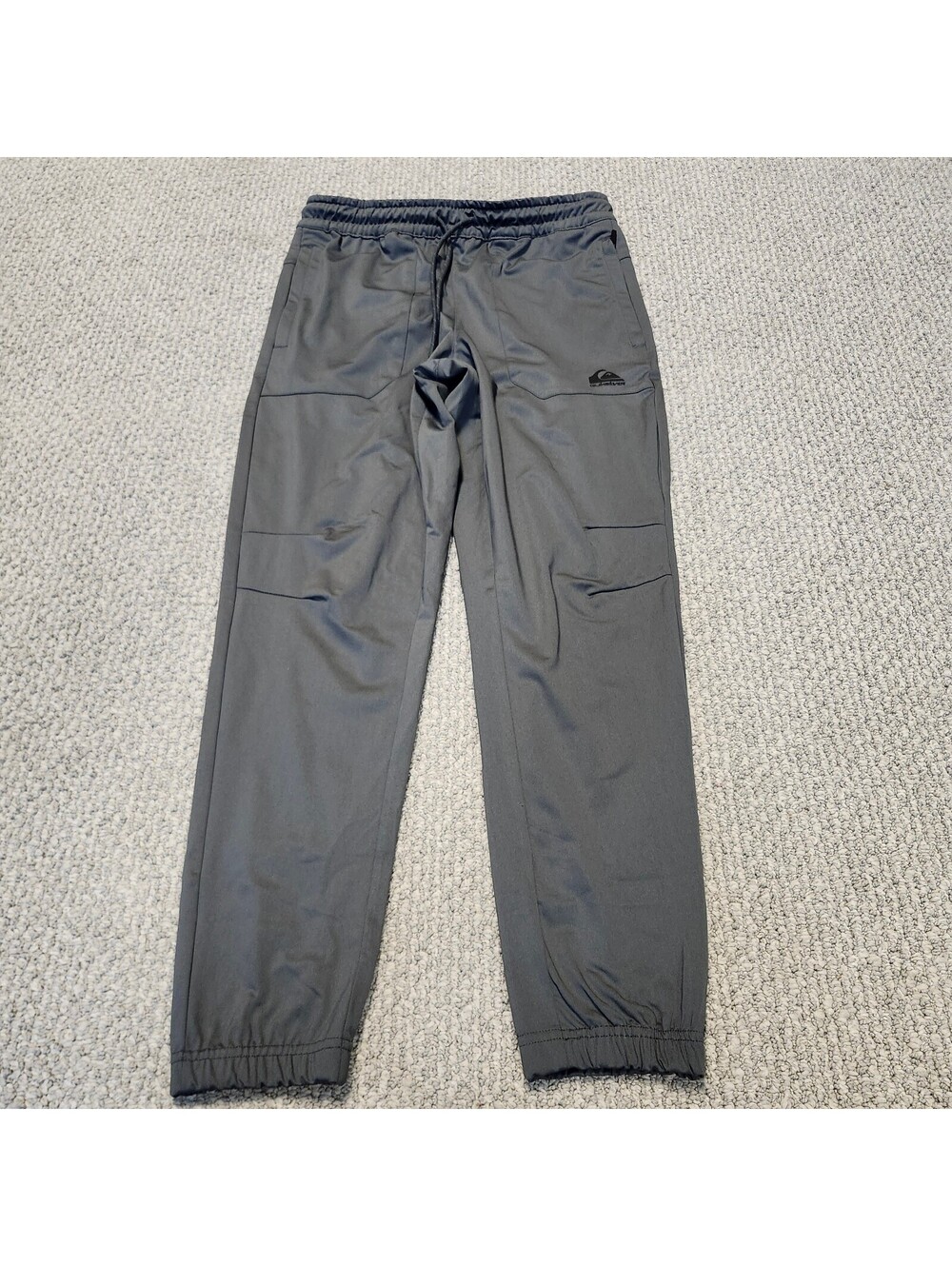 Quiksilver DryFlight Gray Athletic Pants Size Sm Drawstring Elastic Waist NWT